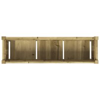 Plantenbak HenkJan met poten 110x31x70 cm ge&iuml;mpregneerd grenenhout