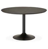 Eettafel Chef Met Zwarte Essenhouten Afwerking - rond &Oslash; 120 Cm