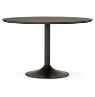 Eettafel Chef Met Zwarte Essenhouten Afwerking - rond &Oslash; 120 Cm