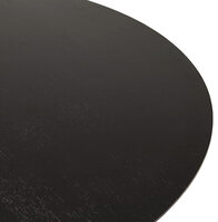 Eettafel Chef Met Zwarte Essenhouten Afwerking - rond &Oslash; 120 Cm