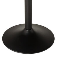 Eettafel Chef Met Zwarte Essenhouten Afwerking - rond &Oslash; 120 Cm