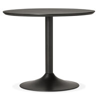 Eettafel Chef Zwart essen - rond &Oslash; 90 Cm
