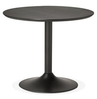 Eettafel Chef Zwart essen - rond &Oslash; 90 Cm