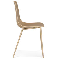 Eetkamerstoel Feliz Kunststof beige voor Binnen/Buiten