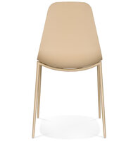 Eetkamerstoel Feliz Kunststof beige voor Binnen/Buiten
