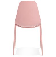 Eetkamerstoel Feliz kunststof roze voor Binnen/Buiten