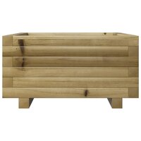 Plantenbak vierkant 50x50x26,5 cm ge&iuml;mpregneerd grenenhout