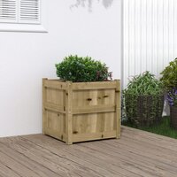 Plantenbak Ami 50x50x50 cm ge&iuml;mpregneerd grenenhout