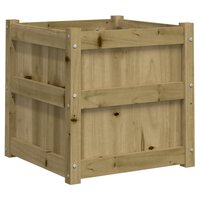 Plantenbak Ami 50x50x50 cm ge&iuml;mpregneerd grenenhout