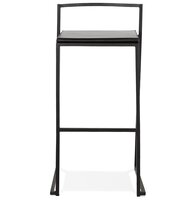 Barkruk Design Casa Zwarte Industri&euml;le Stijl Stapelbaar