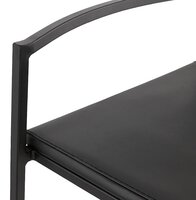 Barkruk Design Casa Zwarte Industri&euml;le Stijl Stapelbaar
