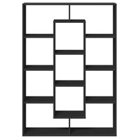 Boekenkast Andy 102x29x143 cm hout zwart - vakkenkast