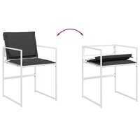 5-delige Tuinset Libra met kussens textileen wit