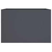 Plantenbak 62x40x39 cm staal antracietkleurig