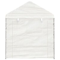 Partytent Prieel met dak 20,07x2,28x2,69 m polyetheen wit