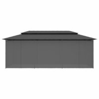 Partytent Prieel met gordijnen 600x298x270 cm antraciet