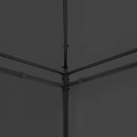 Partytent Prieel met gordijnen 600x298x270 cm antraciet