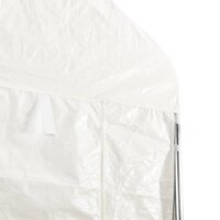 Partytent Prieel met dak 20,07x4,08x3,22 m polyetheen wit