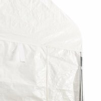 Partytent Prieel met dak 13,38x2,28x2,69 m polyetheen wit