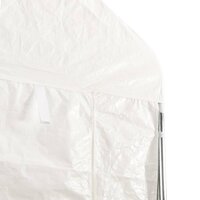 Partytent Prieel met dak 13,38x4,08x3,22 m polyetheen wit