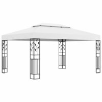 Partytent Prieel Novo Met Dubbel Dak 3X4 M Wit