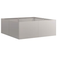 Plantenbak Roestig Weervast Staal Cortenstaal 80 x 80 x 30 cm