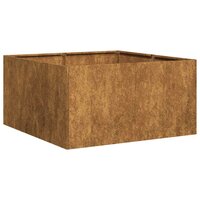 Plantenbak Roestig Weervast Staal Weathering Steel 80 x 80 x 40 cm