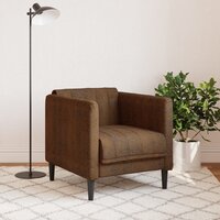Fauteuil Gina Kunstsu&egrave;de Bruin
