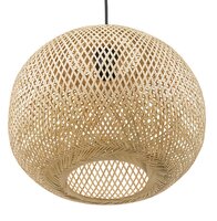 Hanglamp CASIMIRA MINI van natuurlijke bamboe - gevlochten