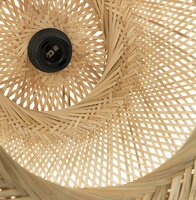 Hanglamp CASIMIRA MINI van natuurlijke bamboe - gevlochten