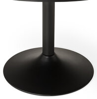 Eettafel Atlanta rond zwart - &Oslash; 120 cm