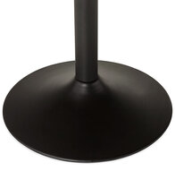 Eettafel Chef rond met notenhouten afwerking - &Oslash; 90 cm
