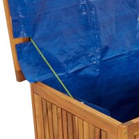 Tuinbox Met Wieltjes Massief Acaciahout 90 x 50 x 58 cm