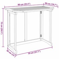 Tuinset Como - Massief Acaciahout - kussens Cr&egrave;me wit