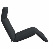 Ligstoel tuinstoel Inventief Inklapbaar 175X54X8,5 Cm Oxford Stof Zwart