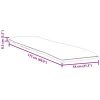 Ligstoel tuinstoel Inventief Inklapbaar 175X54X8,5 Cm Oxford Stof Zwart