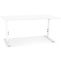 Bureau Osmose - wit - hoogte verstelbaar - 160x80 cm