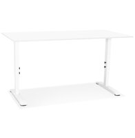 Bureau Osmose - wit - hoogte verstelbaar - 160x80 cm