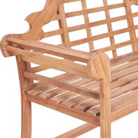 Tuinbank Cambridge 127x58,5x92,5 cm massief teakhout
