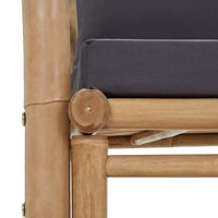 Tuinbank Fuji met kussens 115 cm bamboe