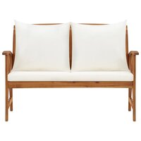 Tuinbank Multatuli met kussens 119 cm massief acaciahout
