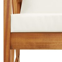 Tuinbank Multatuli met kussens 119 cm massief acaciahout