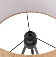 Driepoot vloerlamp &#039;ANTONIO&#039; met kurk en metaal