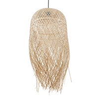 Hanglamp Sarina van natuurlijke bamboe gevlochten