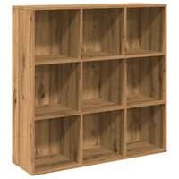 Boekenkast 98x29x97,5 cm artisanaal eikenkleur