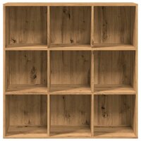 Boekenkast 98x29x97,5 cm artisanaal eikenkleur