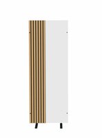 Kerkmann - Roomdivider Oxford - wit met eiken - geluiddempend kamerscherm