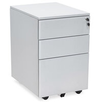 Ladeblok Dali rolcontainer - grijs - metaal - 52x40x61 cm