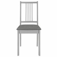 Eethoek Eric - grijs hout - tafel verlengbaar 80-120 cm - met 2 stoelen