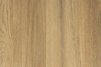 Eettafel Steven rond 110x110 cm - licht bruin eiken hout met metaal